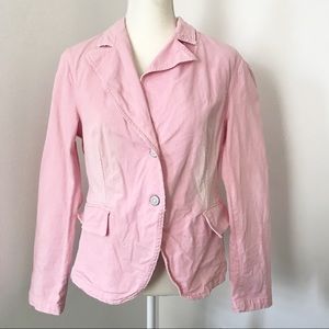 Massimo Dutti Distressed Denim Blazer/Jacket